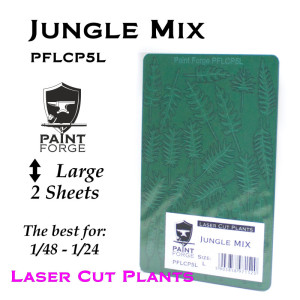 Laser Cut Plants - Jungle Mix, Size L (2 Sheets)