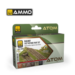 ATOM-20853 Railway Fast Method Paint Set