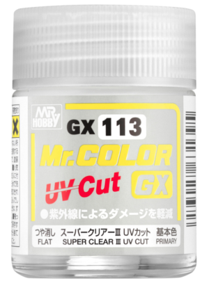 GX113 Super Clear III UV Cut Flat