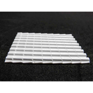 ABS Plasticard - ROOF TILES Textured Sheet - A4