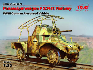 Panzerspähwagen P 204 (f) Railway, WWII German Armoured Vehicle
