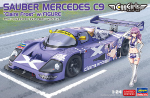 Sauber Mercedes C9 with Figure
