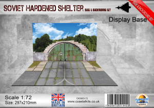 Soviet Hardened Shelter Base & Background 297 x 210 x 297mm