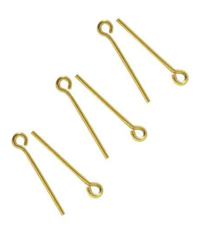 Szpilki z oczkami 15mm 60 szt / 60 pcs
