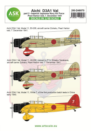 Aichi D3A1 Val Part 2 - Imperial Japanese Navy Air Force Pearl Harbor Raid, 7 December 1941