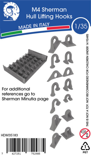 M4 Sherman hull lifting hooks