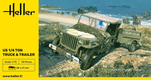 US 1/4 Ton Truck And Trailer