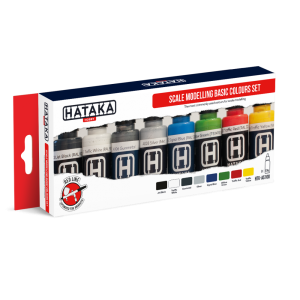 HTK-AS100 Scale Modelling Basic Colours set