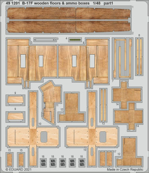 B-17F wooden floors & ammo boxes HKM