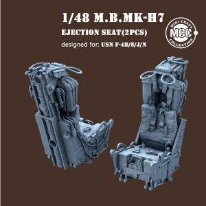 M.B MK.H7 Ejection Seats - US Navy Type (2 pcs - 3D-Printed) for F-4 B/S/J/N Phantom