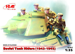 Soviet Tank Riders (1943-1945) (4 figures) (100% new molds)