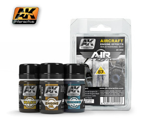 AK 2000 Aircraft Engine Effects Weathering Set