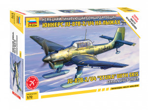Ju-87B-2/U4 "Stuka" with Skis