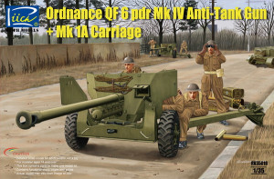 British Ordnance QF 6 pdr Mk IV Anti-Tank Gun and Mk 1a Carriage