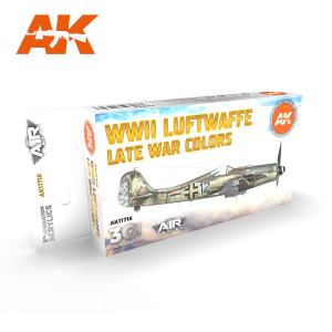 AK 11718 WWII Luftwaffe Late War Colors Set