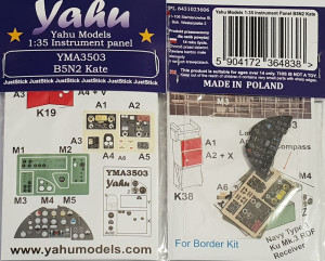 Nakajima B5N2 Kate - Instrumet Panel (for Border Mode Kits)
