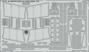 Messerschmitt Bf-109 G-5 / G-6 - Exterior & Rudder Pedals (for Airfix Kits)