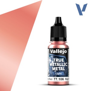 77106 True Metallic Metal LiGHT - Ruby Red