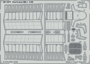 Hawker Hurricane Mk.I - PE Set (for Arma Hobby Kits)