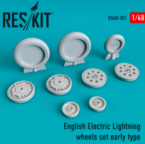 English Electric Lightning Wheels set early type