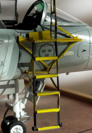 SAAB JAS39 Gripen boarding ladder PRE-PAINTED