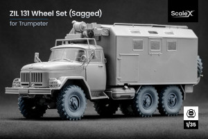 ZIL 131 Weighted Wheel Set (For Trumpeter)