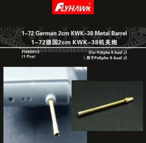 German 2cm KwK-38 Metal Barrel (for PzKpfw II Ausf. J)