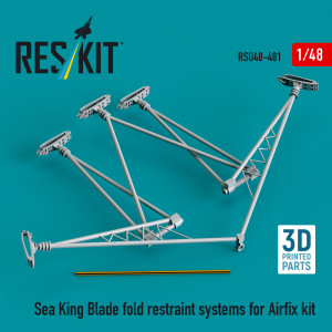 Sea King Blade Fold Restraint Systems For Airfix Kit (3D Printed)