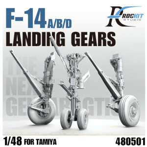 Grumman F-14 A / B / D Tomcat - Landing Gears (for Tamiya Kits / 3D-Printed)