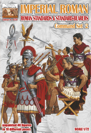 Imperial Roman Standard & Standards Bearers - Command Set 2 (40 figures)