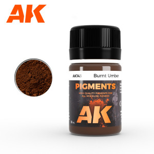 AK 143 Burnt Umber Pigment
