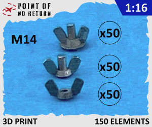 Wing Nuts M14