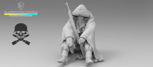 German WWII Waffen SS Totenkopf Division - Soldier No.15 (1 Figure)