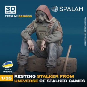 Resting Stalker From Universe Of 'Stalker' Games