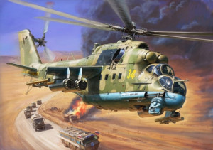 Soviet Attack Helicopter MI-24P
