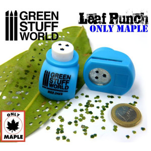 Leaf Punch Medium Blue