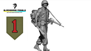 US Vietnam War Big Red One Soldier No.1 (1 Figure)