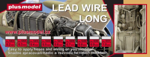 Lead wire-long 240mm (diameter 1,0mm)