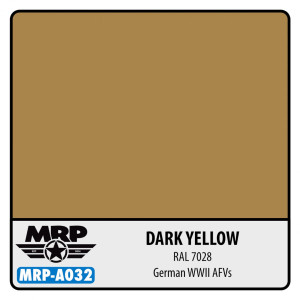 MRP-A032 Dark Yellow RAL 7028, German WWII AFVs