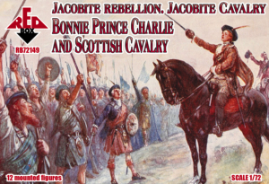 Jacobite Rebellion. Jacobite Cavalry. Bonnie Prince Charlie and Scottish Cavalry