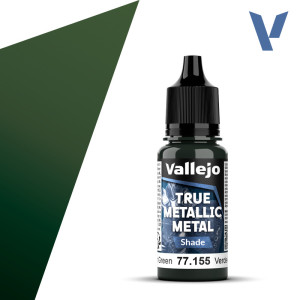 77155 True Metallic Metal SHADE - Amber Green
