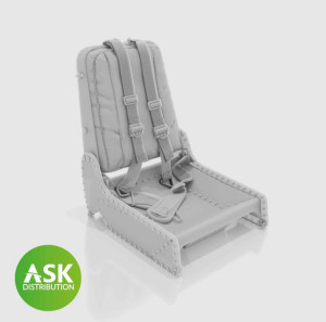 Messerschmitt Me-262 - Seat with Seat Belts (for Tamiya Kits)