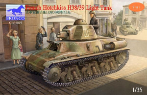 French Hotchkiss Light tank H38/39