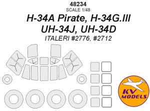 H-34A Pirate, H-34G.lll, UH-34J, UH-34D