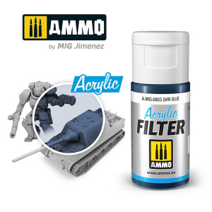 A.MIG 0803 Acrylic Filter Dark Blue
