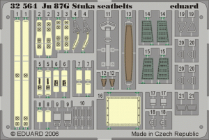 Ju 87 Stuka seatbelts HASEGAWA