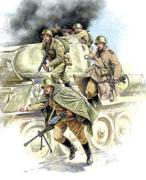 Soviet tank infantry