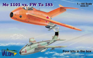Messerschmitt Me1101 vs. Focke-Wulf FW Ta 183 What if in the year 1946?
