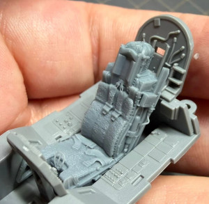 Lockheed Martin F-16 I Sufa - 3D-Printed ACES II Ejection Seats WITH Seat Belts (2 pcs / for GWH Kits)
