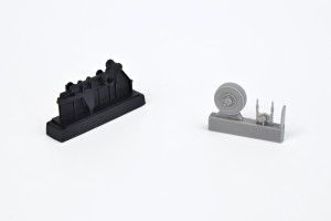 P-51D Mustang tail wheel with strengthened leg - Revell